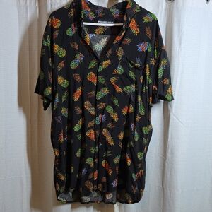 Volcom Multicolor Pineapple Print Shirt